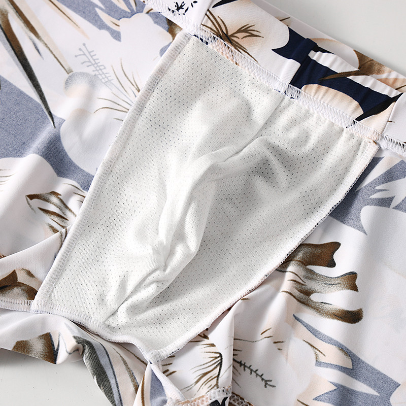 Men's Ice Silk Printed Swim Tr - đánh giá và giá Boxer Shorts Modal