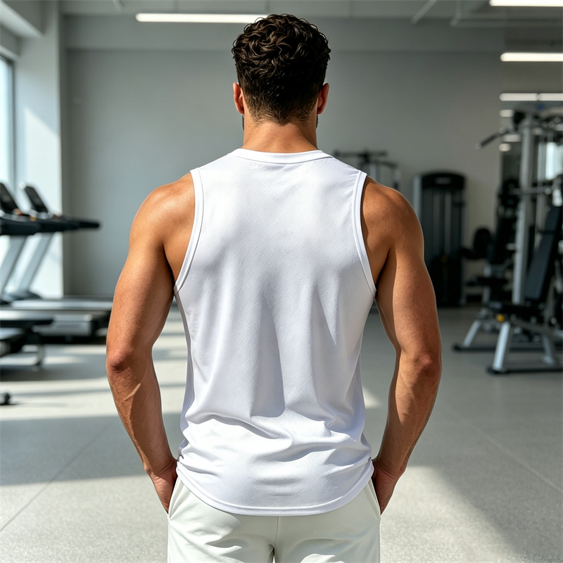 NEW Men Summer Breathable Mesh - đánh giá và giá Undershirt Crew Neck