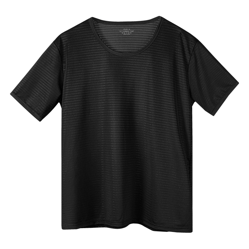 Men's Ice Silk Seamless T-Shir - đánh giá và giá Undershirt Crew Neck