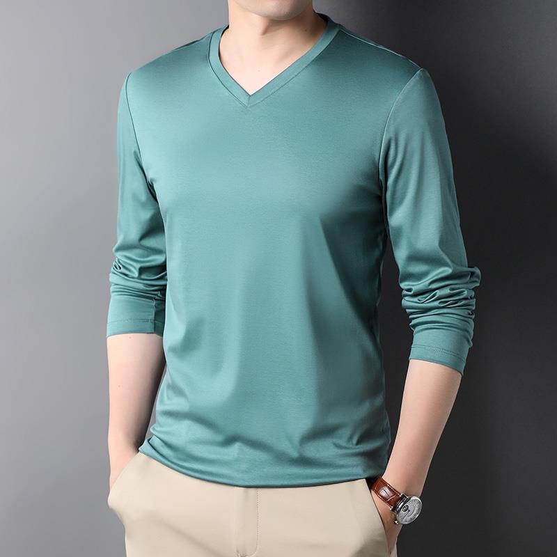 Stylish 2023 V-Neck Long Sleev - đánh giá và giá Undershirt Crew Neck