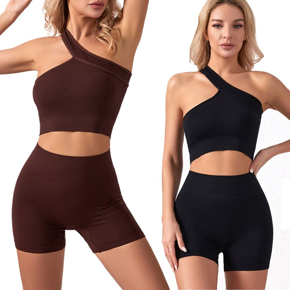 2Pcs Casual Seamless Women Wor - đánh giá và giá Tank Top Ribbed