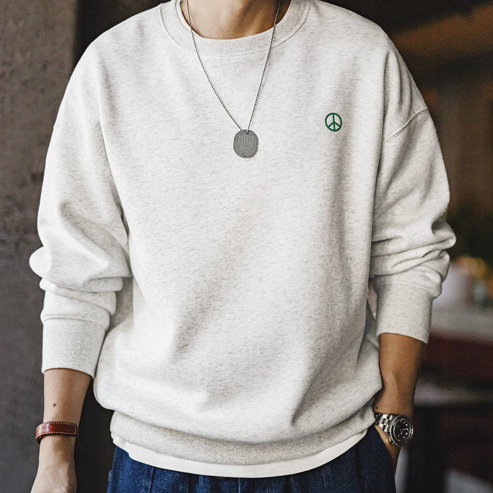 Maden Casual Gray Round-Neck H - đánh giá và giá Undershirt Crew Neck