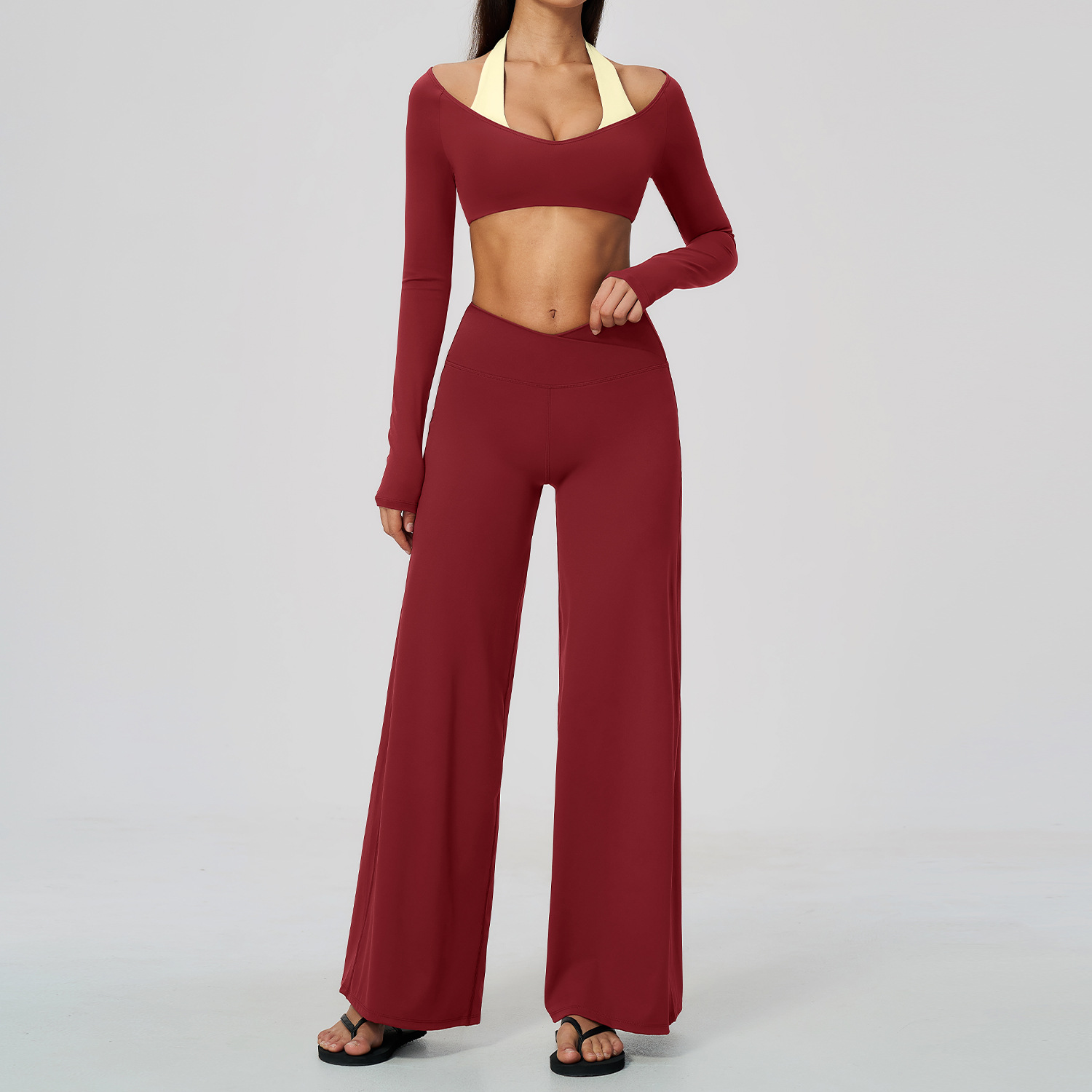 2 Piece Women Tracksuit Fitnes - đánh giá và giá Compression Long Pant